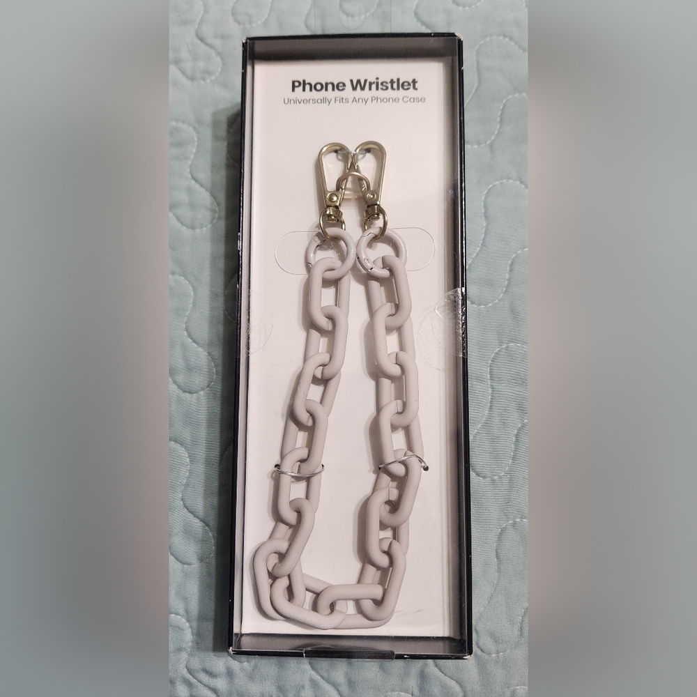 Neutral Beige Chain Strap for Women - Detachable Bag/Phone Strap